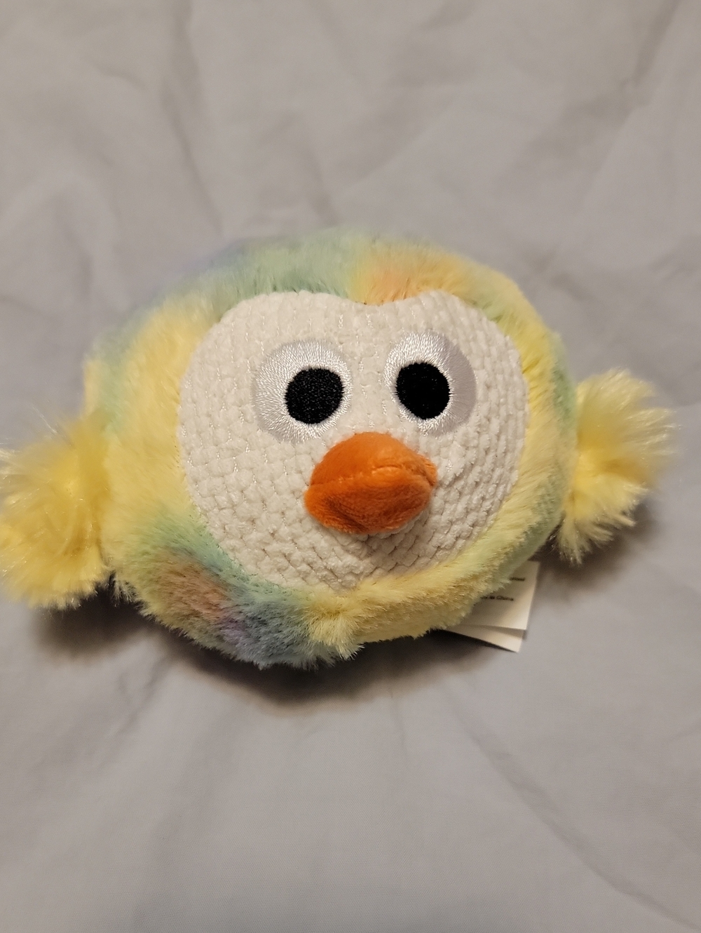 Scentsy Pastel Yellow Multi-Color Soft Plush Chick